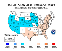 2007 Statewide temperature chart.